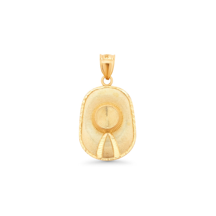 10K/14K Yellow Gold Sombrero Hat Pendant
