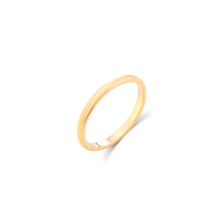 10K/14K 2-6mm Plain Yellow Wedding Band