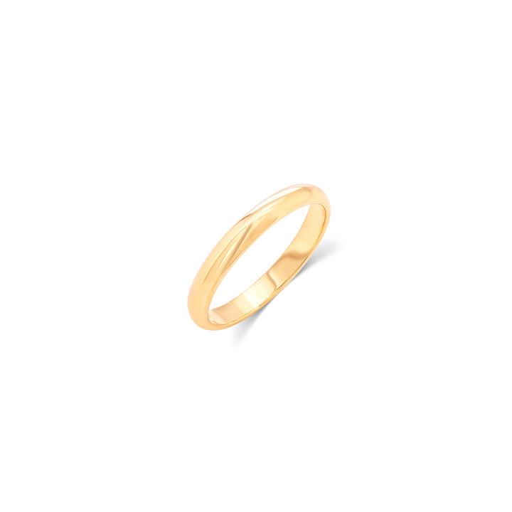 10K/14K 2-6mm Plain Yellow Wedding Band