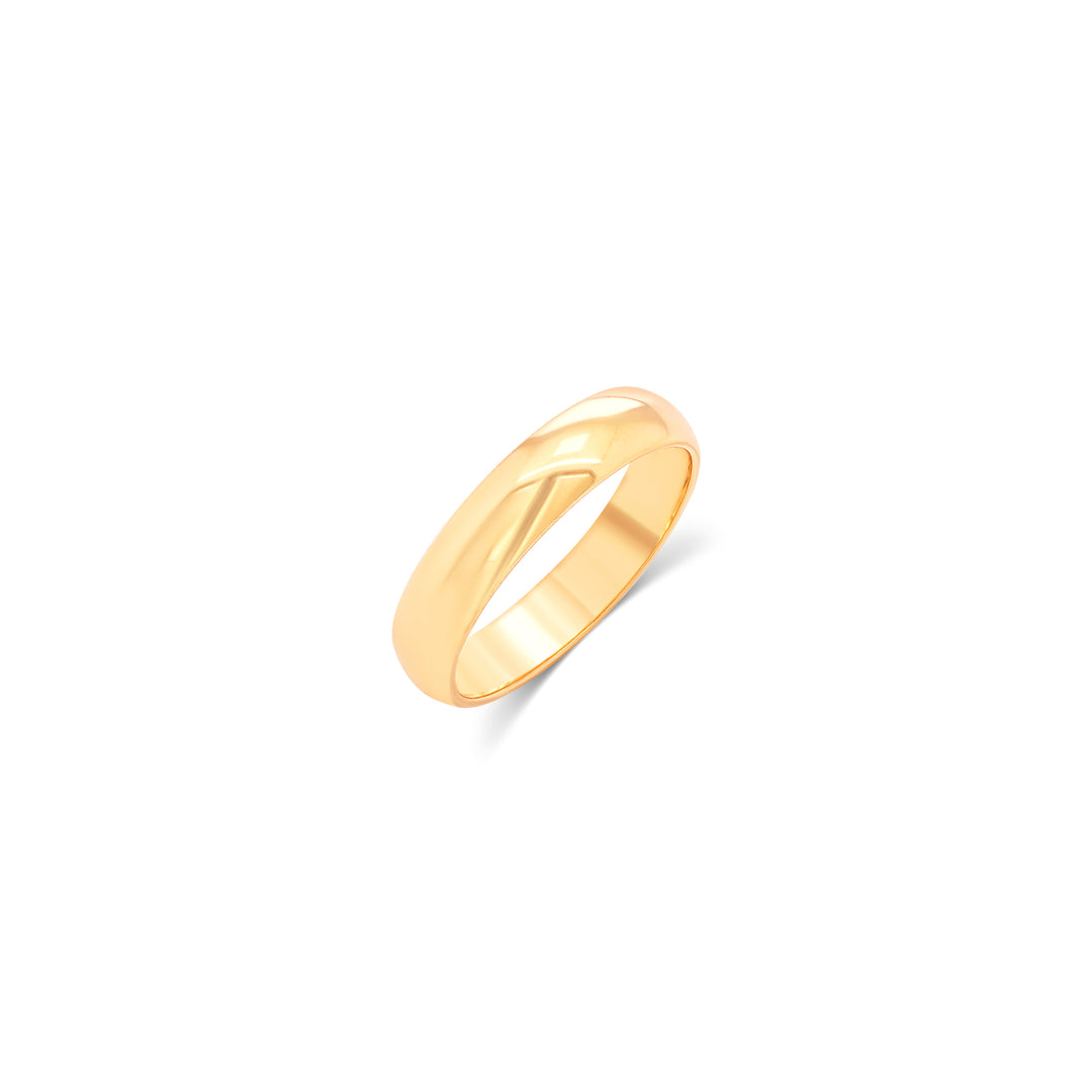 10K/14K 2-6mm Plain Yellow Wedding Band