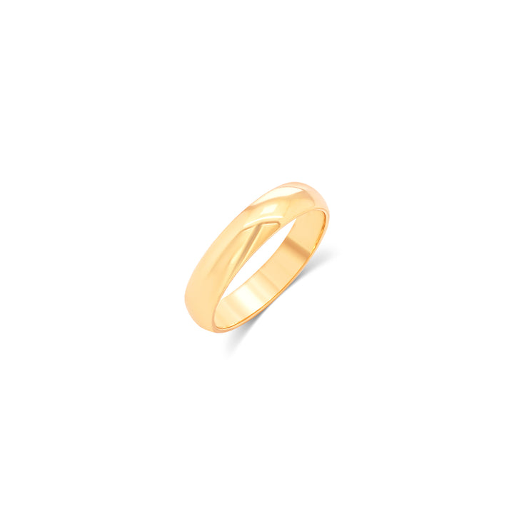 10K/14K 2-6mm Plain Yellow Wedding Band