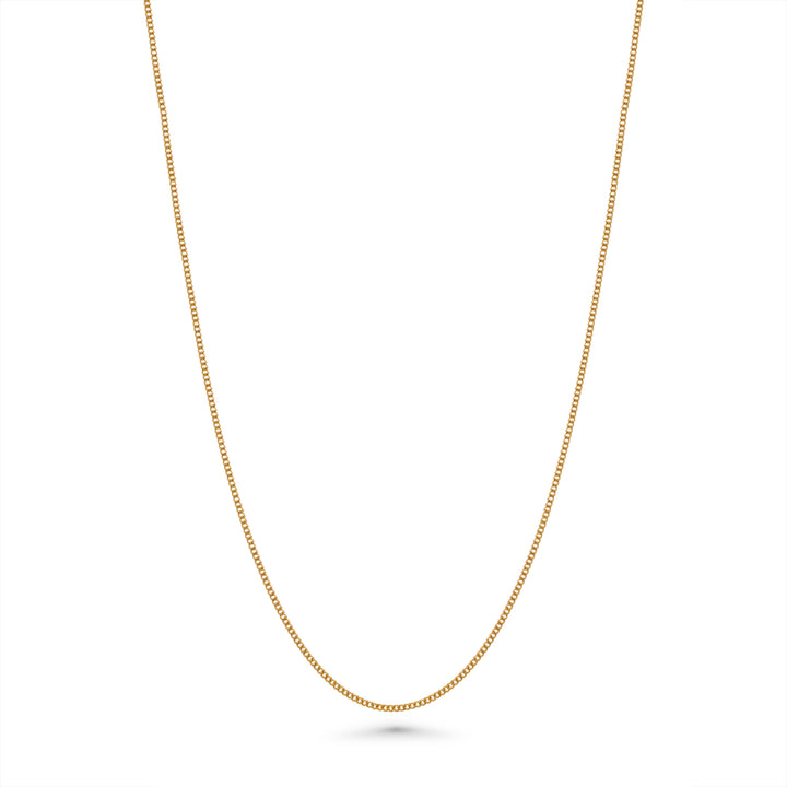 14K Solid Yellow Gold Cuban Link Necklace Chain 16 - 24 inch 1.5mm