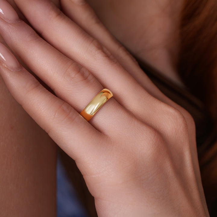 10K/14K 2-6mm Plain Yellow Wedding Band